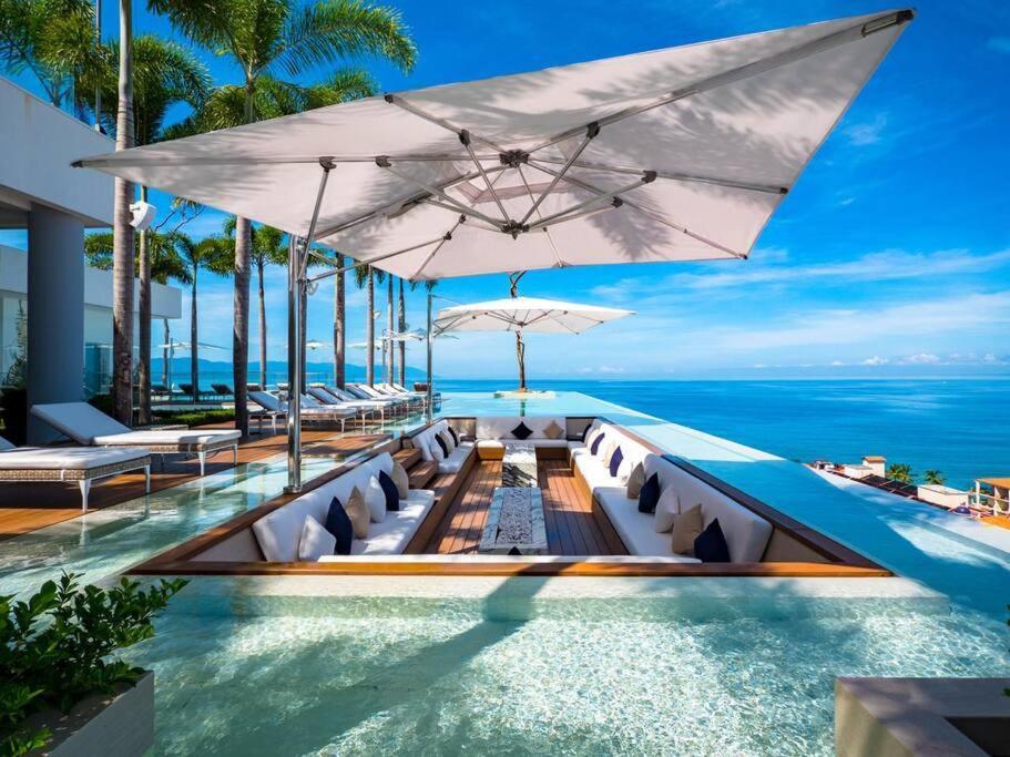 Luxury Oceanview Modern Condo Пуэрто-Вальярта Экстерьер фото