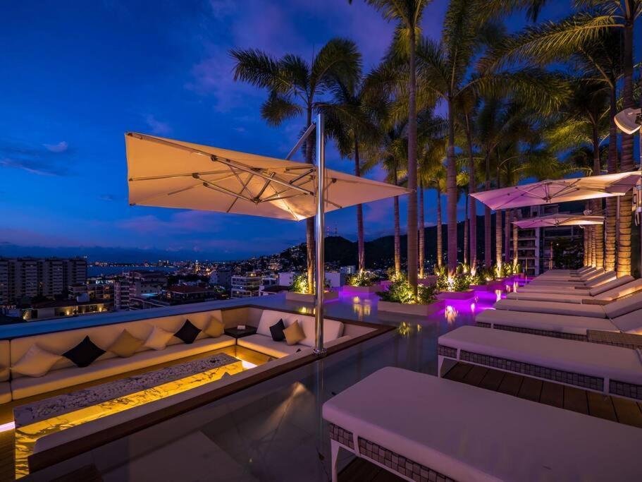 Luxury Oceanview Modern Condo Пуэрто-Вальярта Экстерьер фото